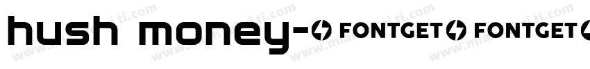 hush money字体转换